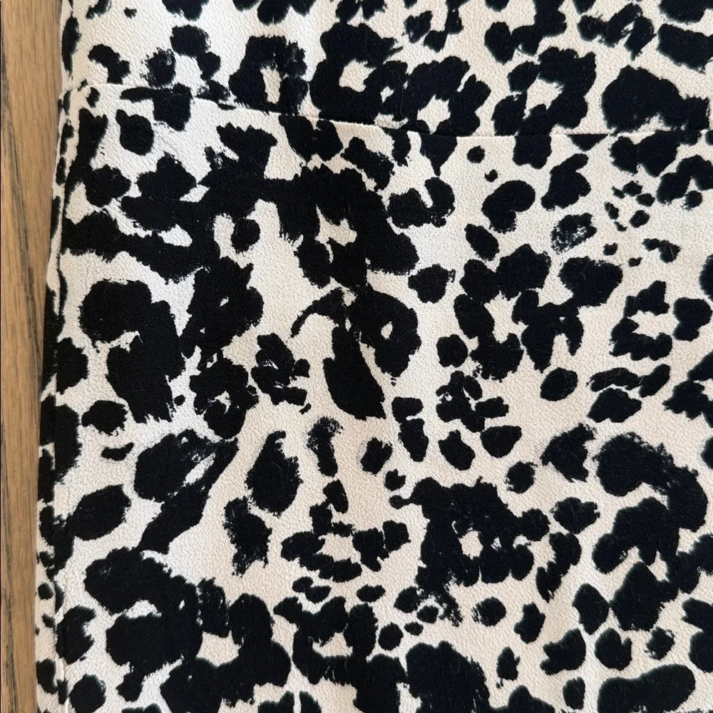 J Crew Women’s Jules Snowcat Print 3/4 Sleeve Dress Size 2